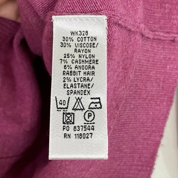Boden Cora Turtleneck Sweater Pullover Pink Large - Picture 8 of 9